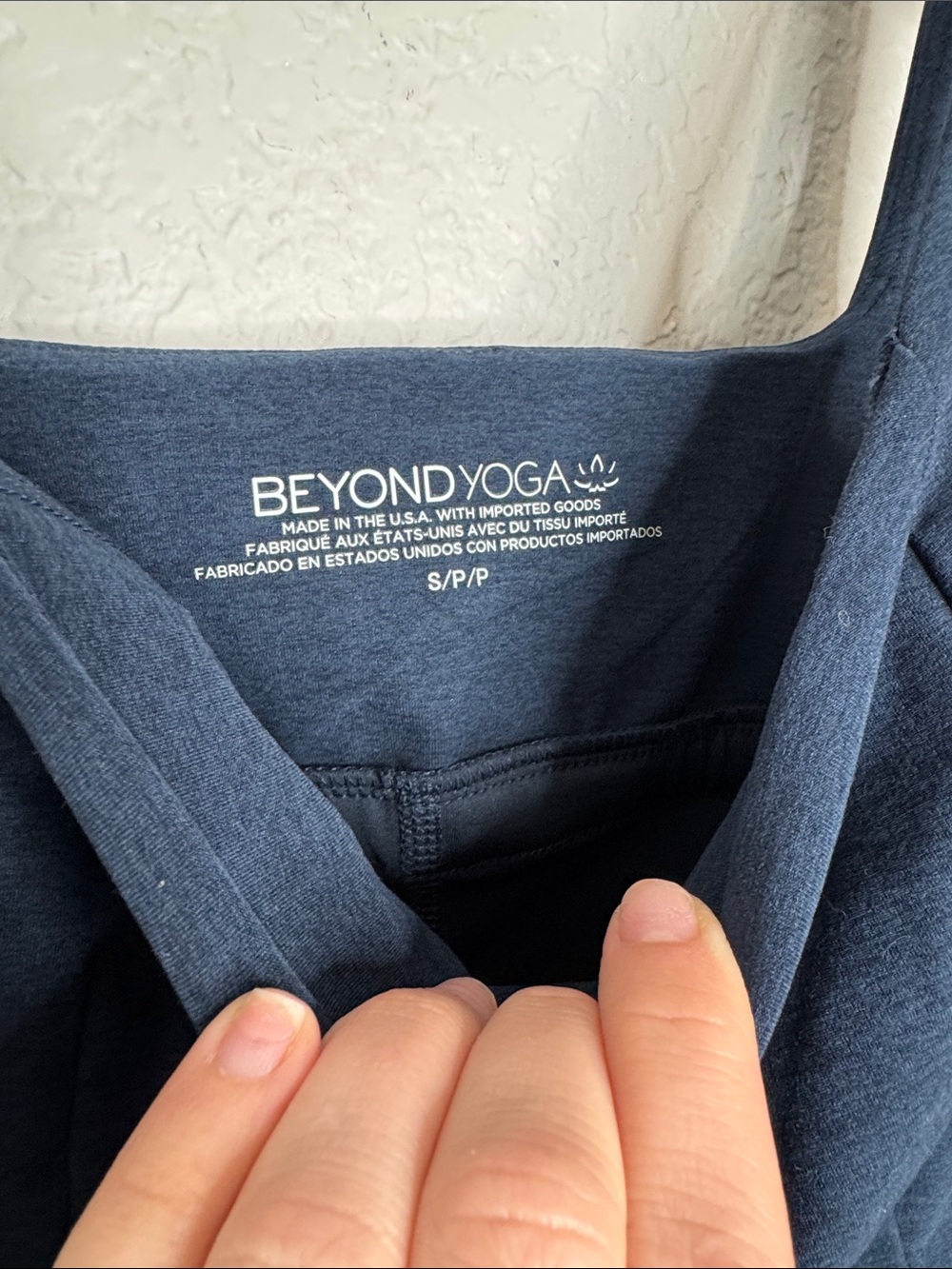 NWT Beyond Yoga Spacedye Court Appeal Mini Dress Small Navy Shorts Skort Romper - Picture 3 of 7